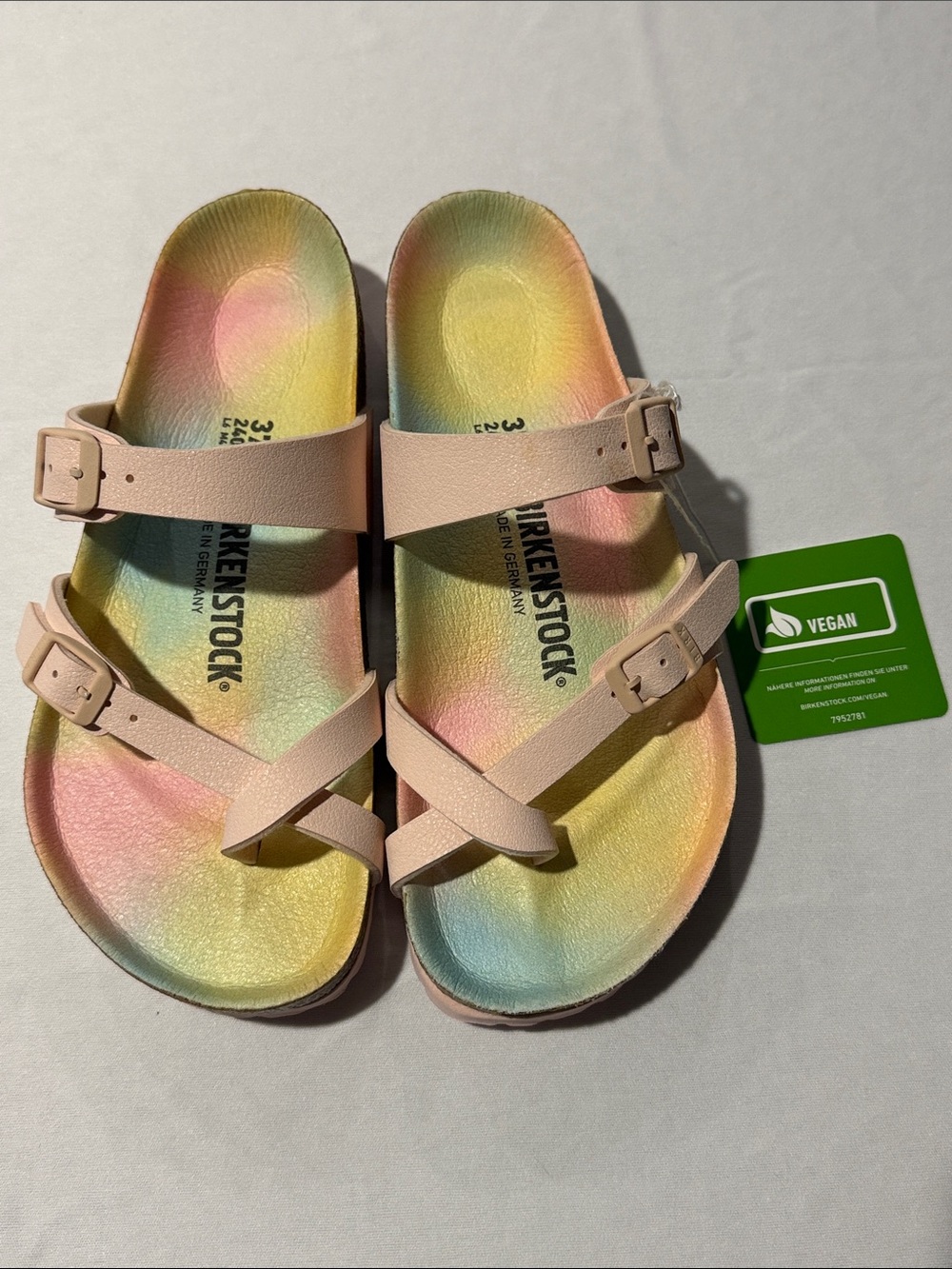 NEW Birkenstock Mayari Vegan - Ombre Pink Light